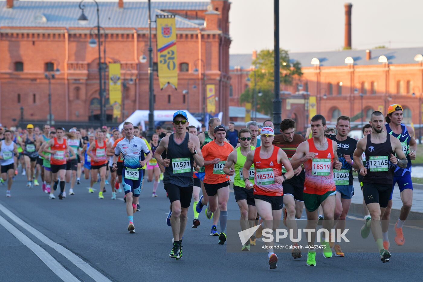 White Nights Marathon in St. Petersburg