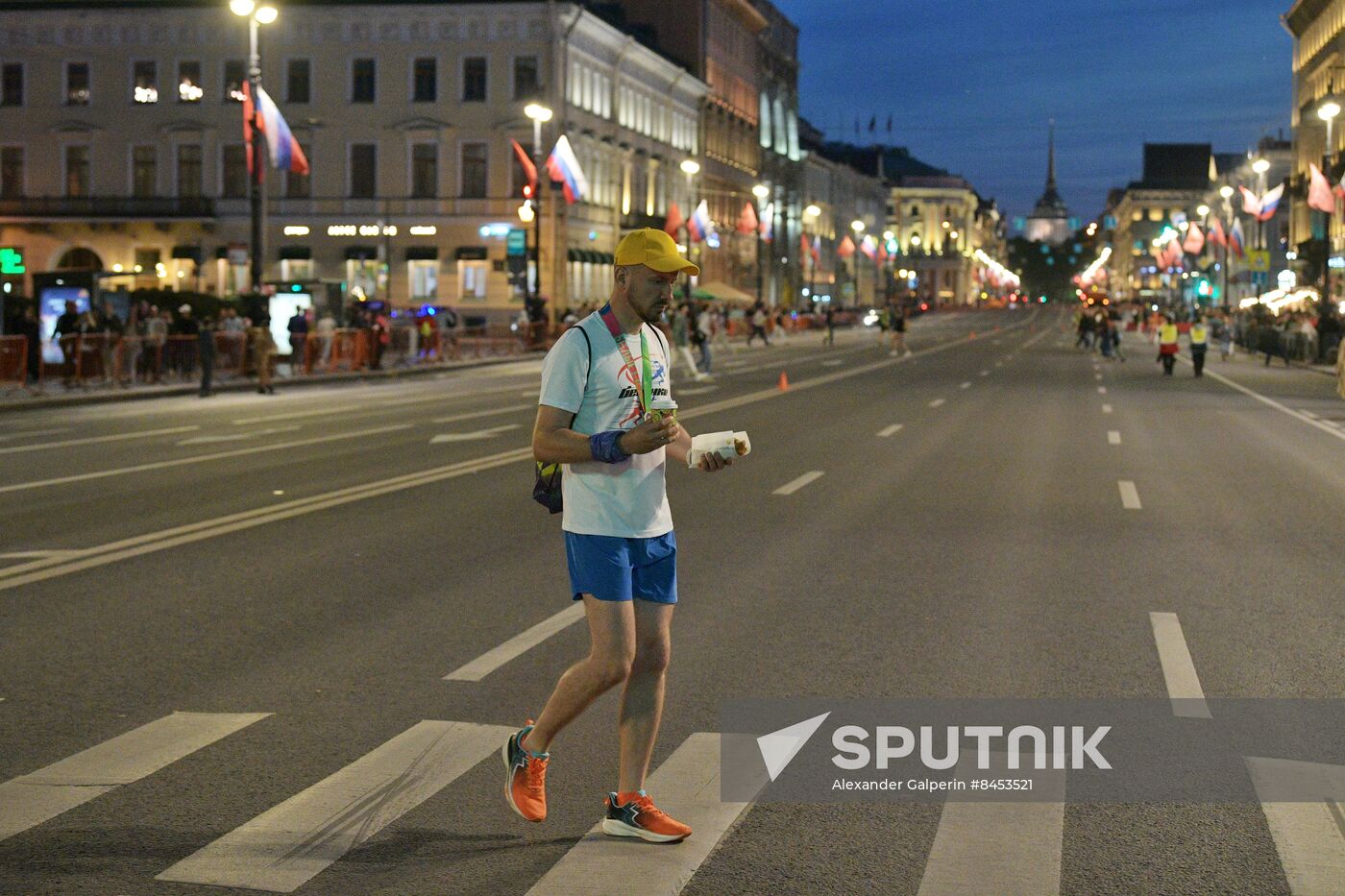 White Nights Marathon in St. Petersburg