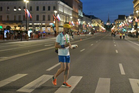 White Nights Marathon in St. Petersburg