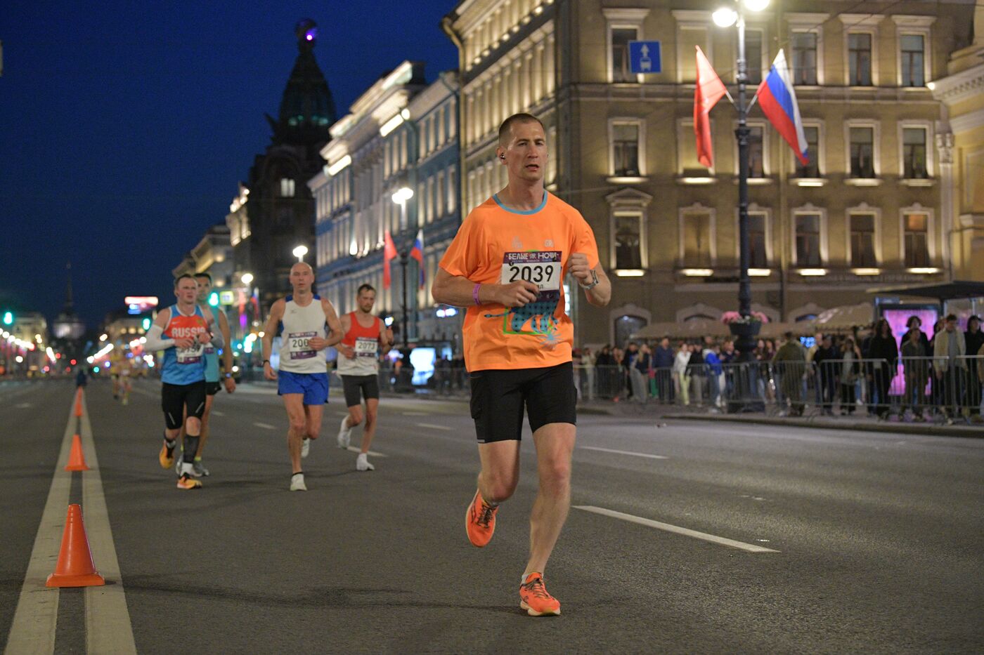 White Nights Marathon in St. Petersburg