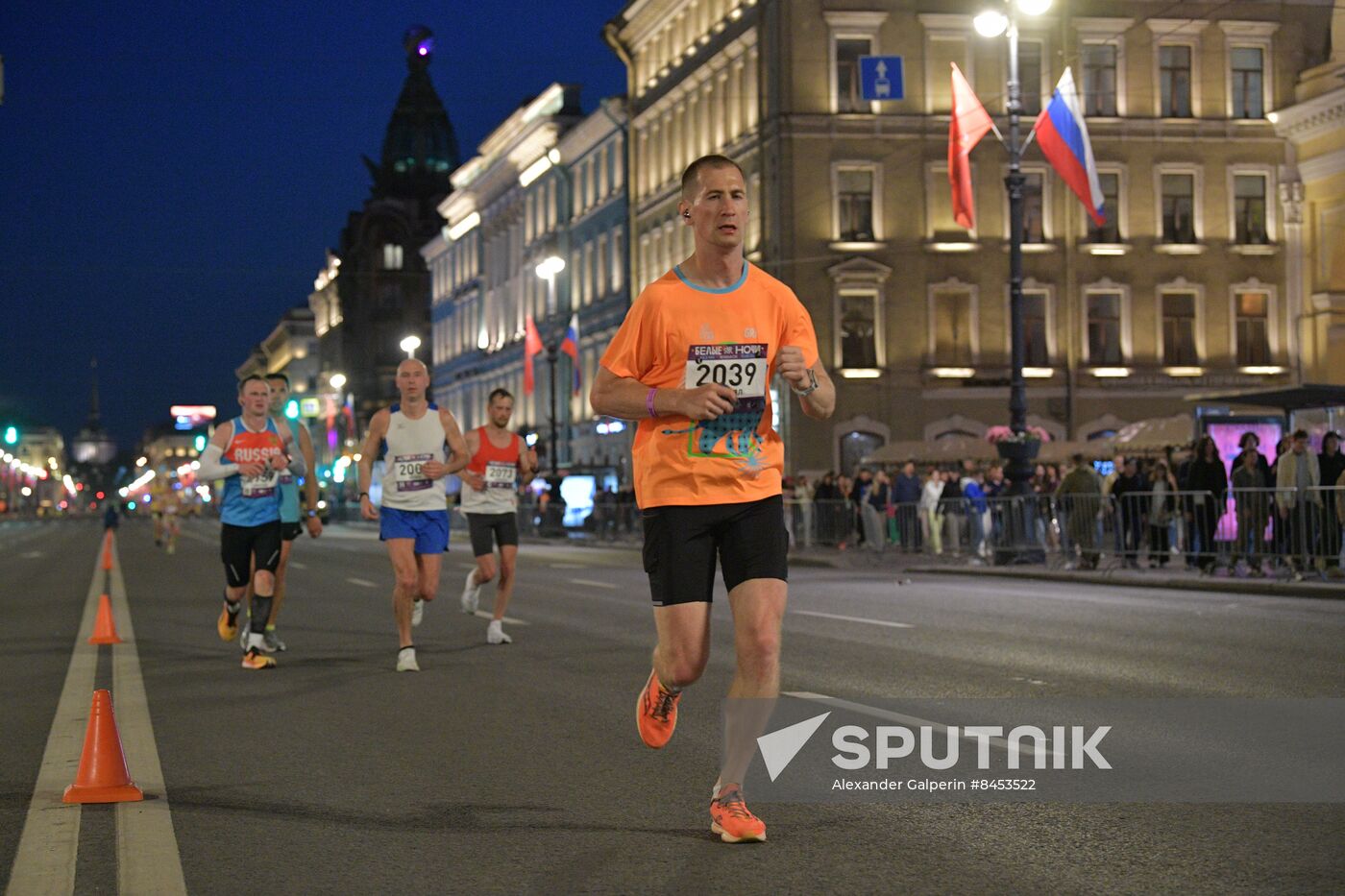 White Nights Marathon in St. Petersburg