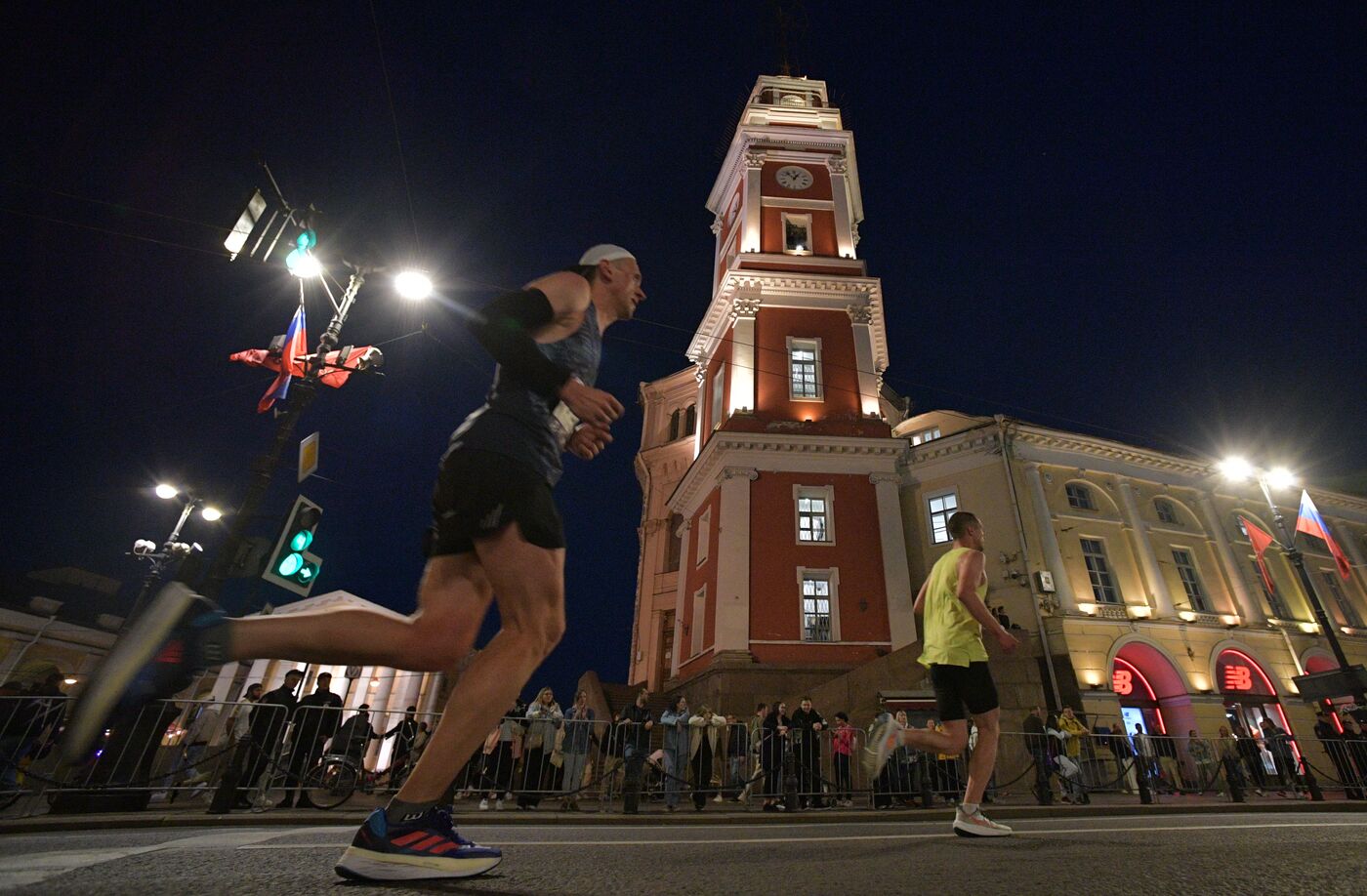 White Nights Marathon in St. Petersburg