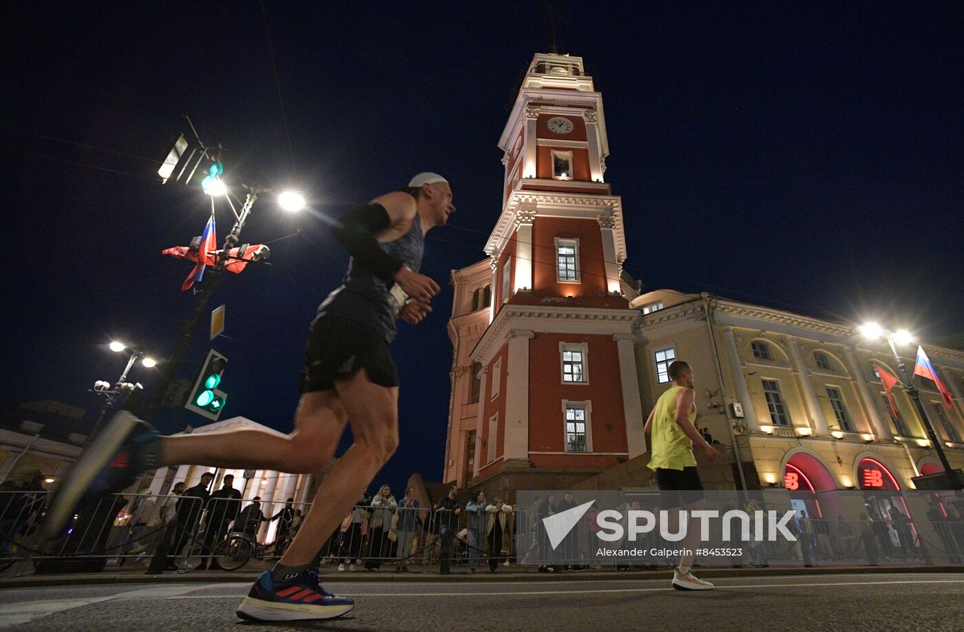 White Nights Marathon in St. Petersburg