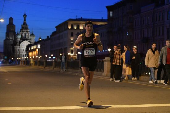 White Nights Marathon in St. Petersburg