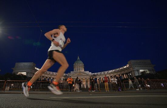 White Nights Marathon in St. Petersburg