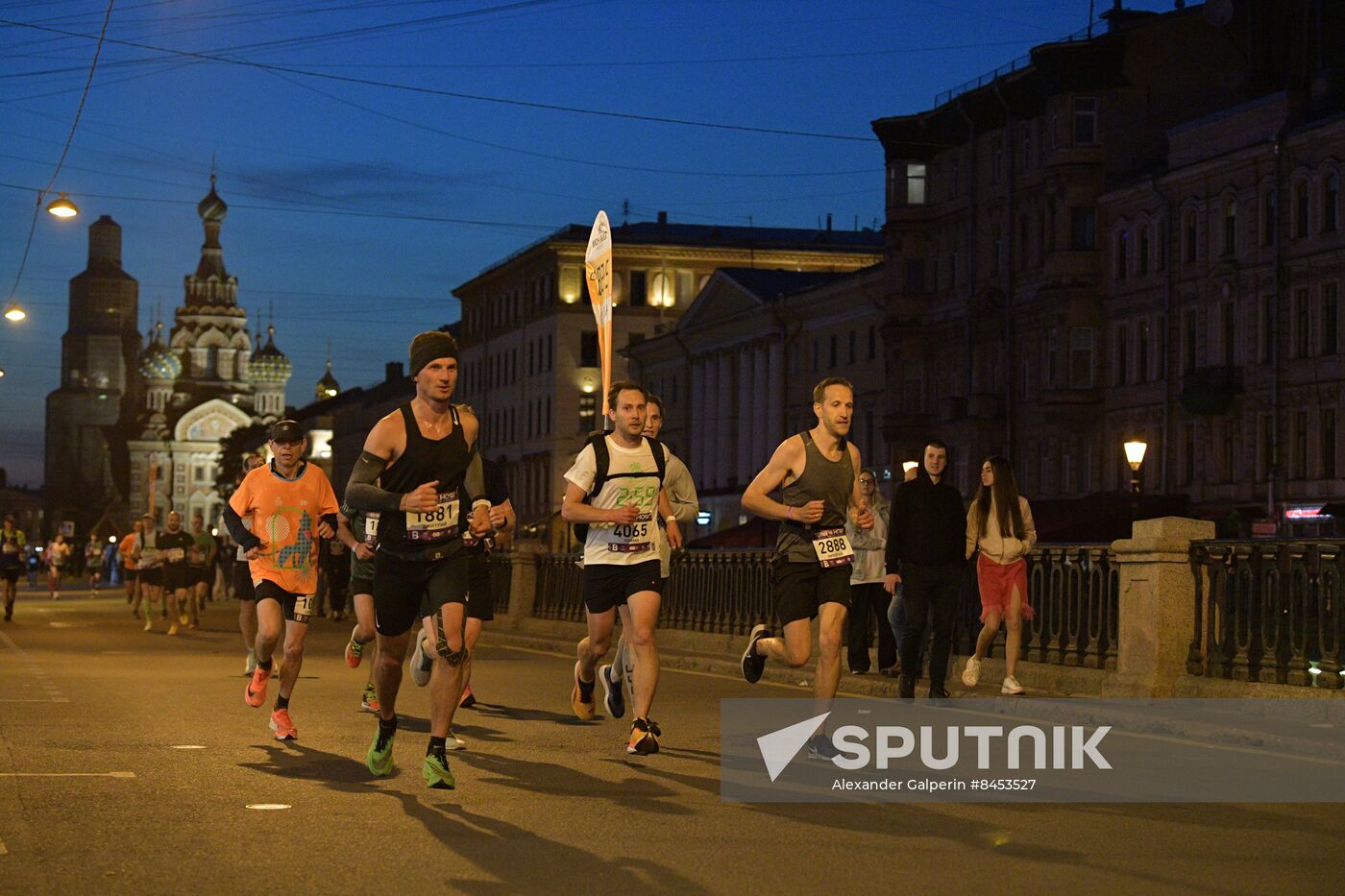 White Nights Marathon in St. Petersburg