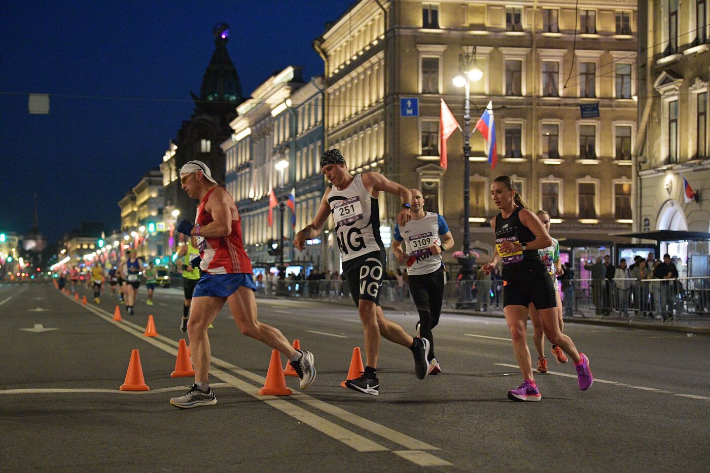 White Nights Marathon in St. Petersburg