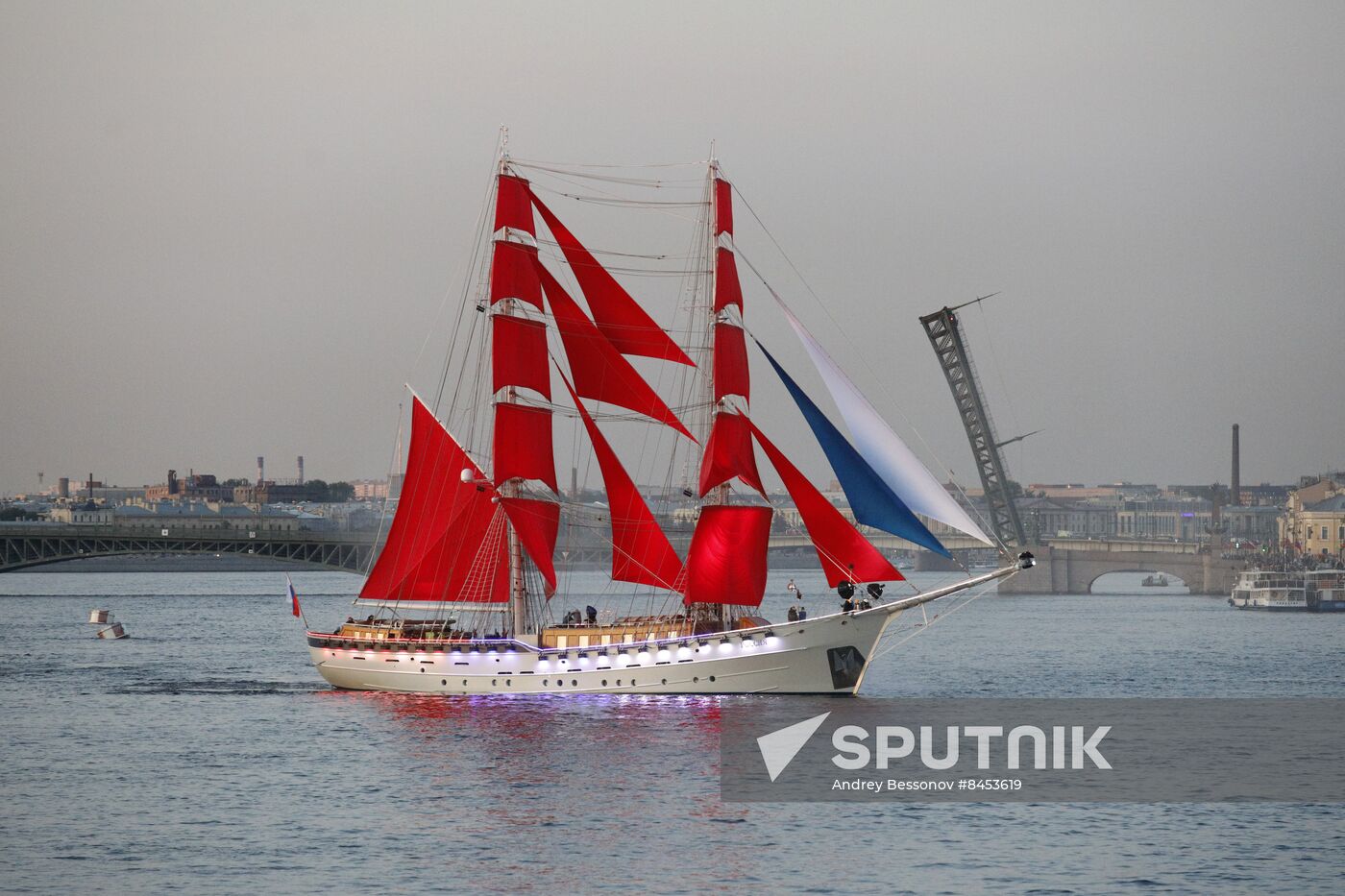 Russia Scarlet Sails Show Rehearsal