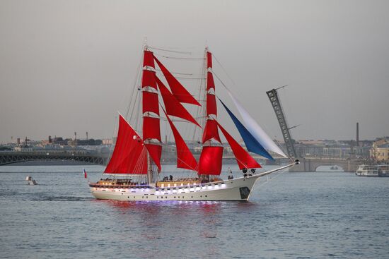 Russia Scarlet Sails Show Rehearsal