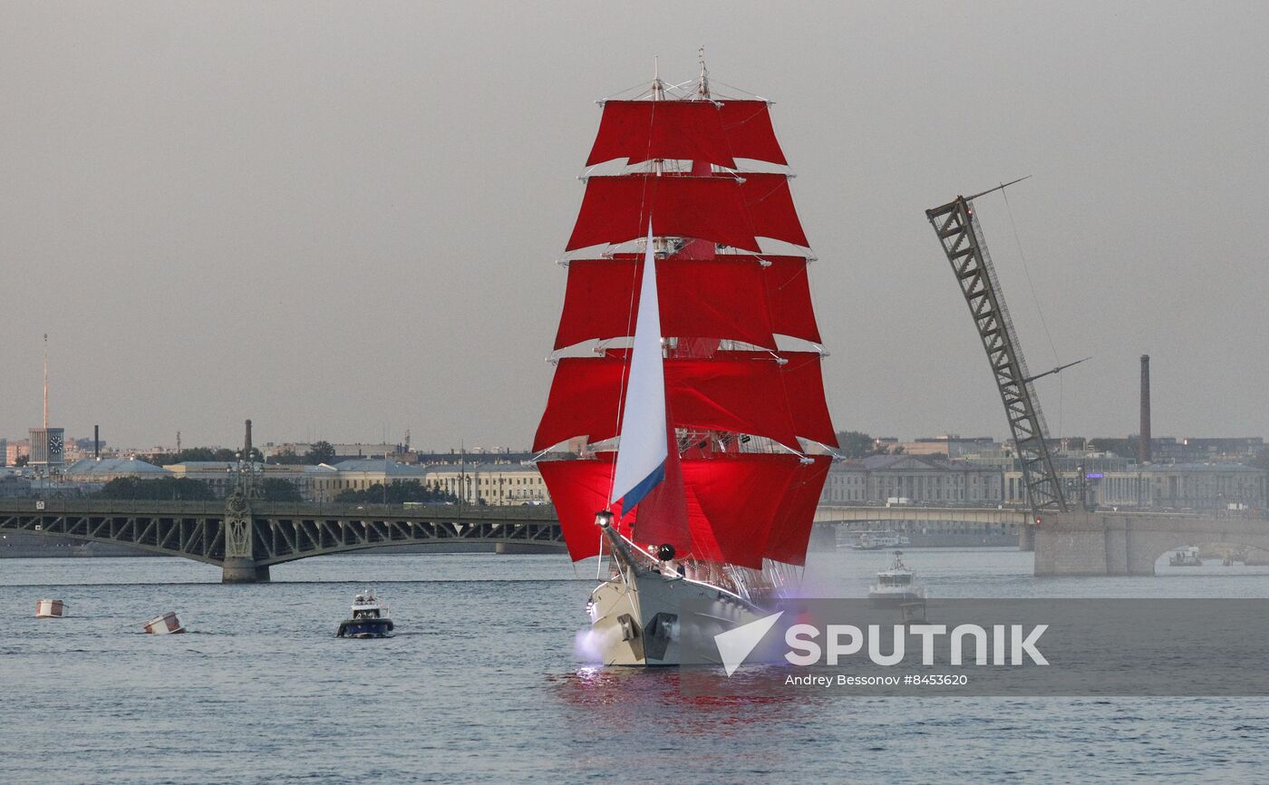 Russia Scarlet Sails Show Rehearsal