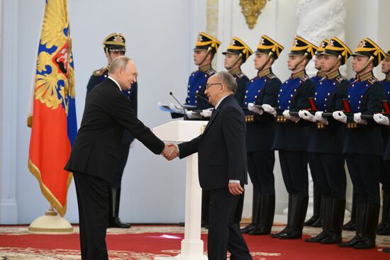 Russia Putin State Awards Presentation