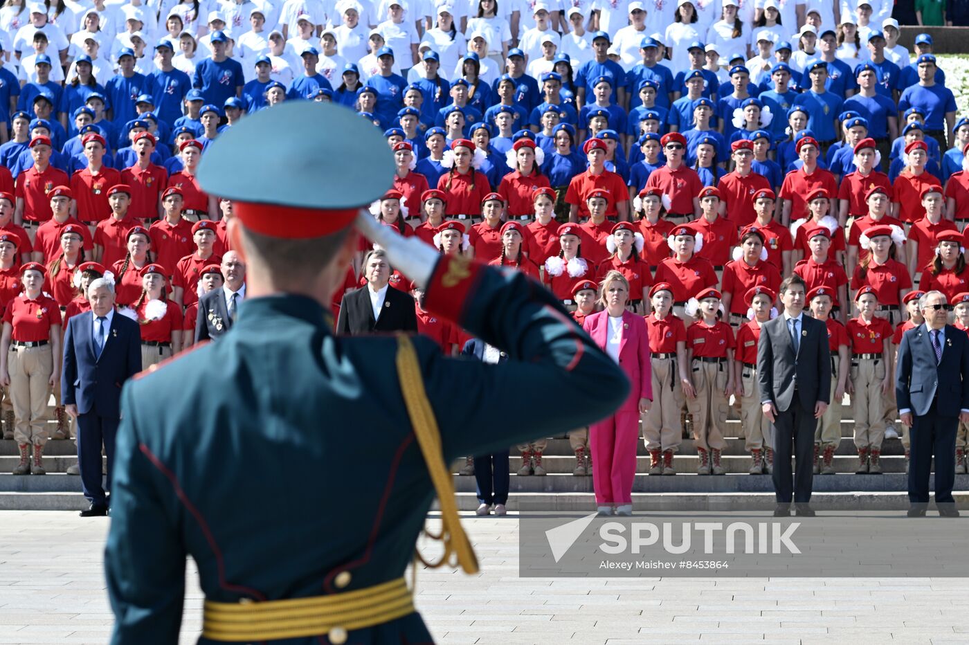 Russia Flag Raising