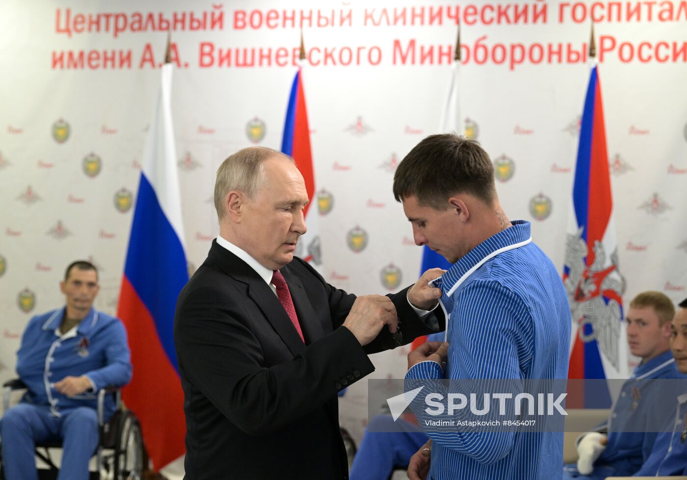 Russia Putin Servicemen Awarding