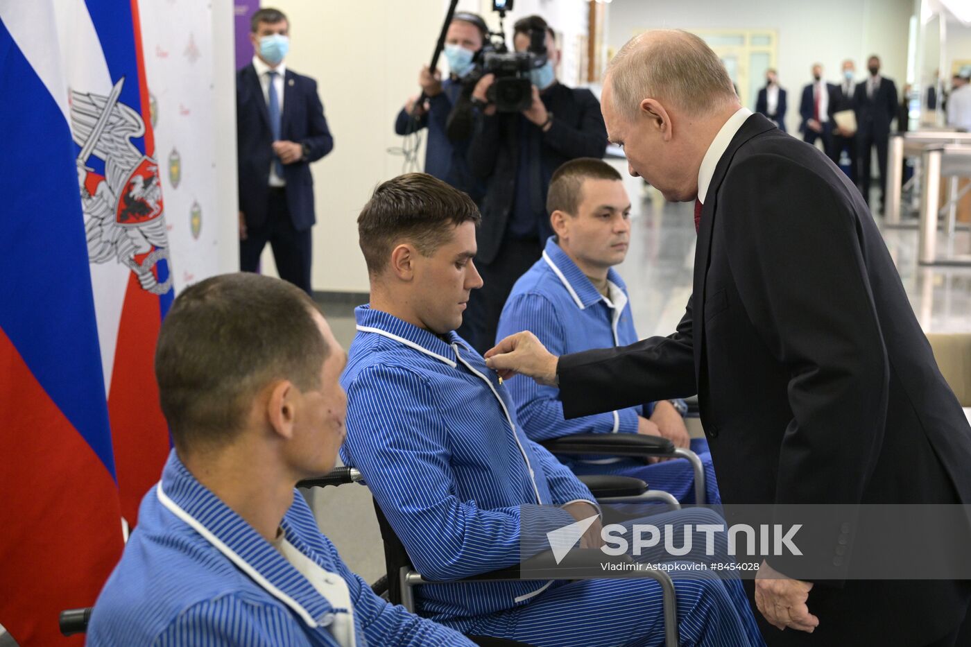 Russia Putin Servicemen Awarding