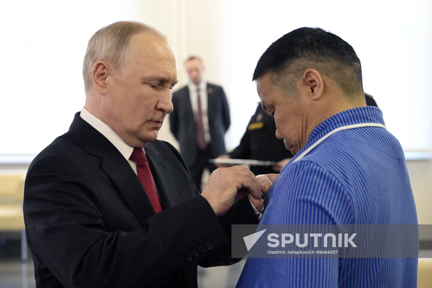 Russia Putin Servicemen Awarding