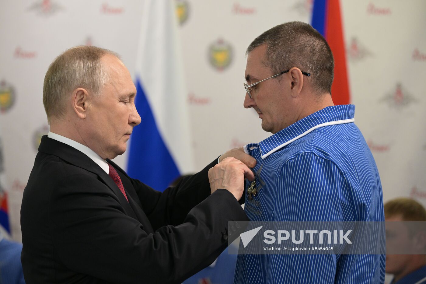 Russia Putin Servicemen Awarding