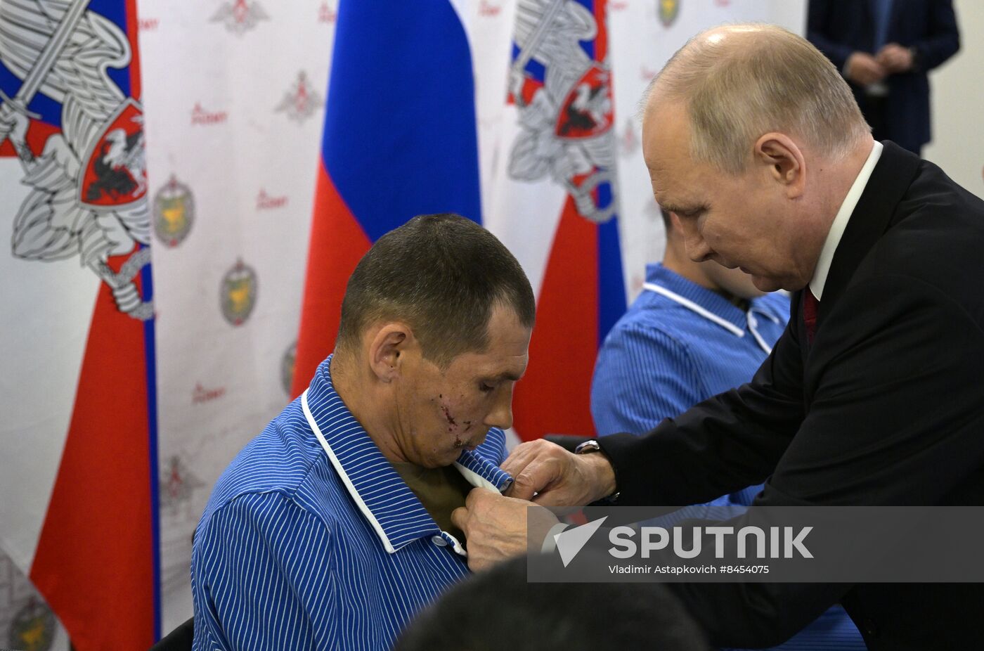 Russia Putin Servicemen Awarding