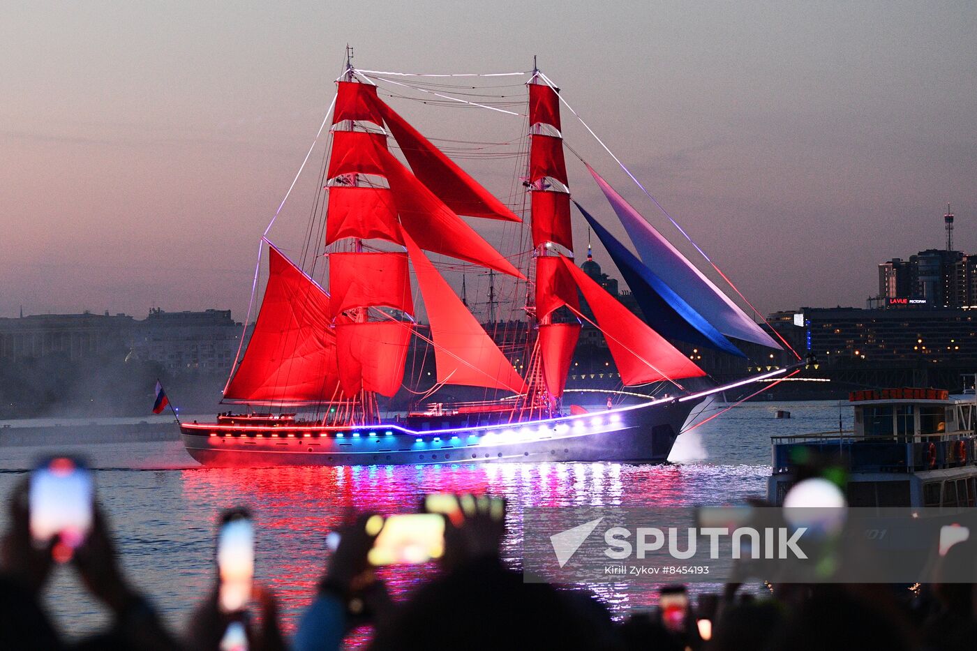 Russia Scarlet Sails Show Rehearsal