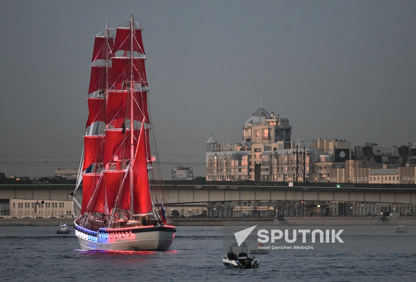 Russia Scarlet Sails Show Rehearsal