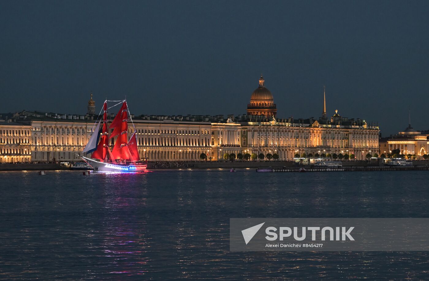 Russia Scarlet Sails Show Rehearsal