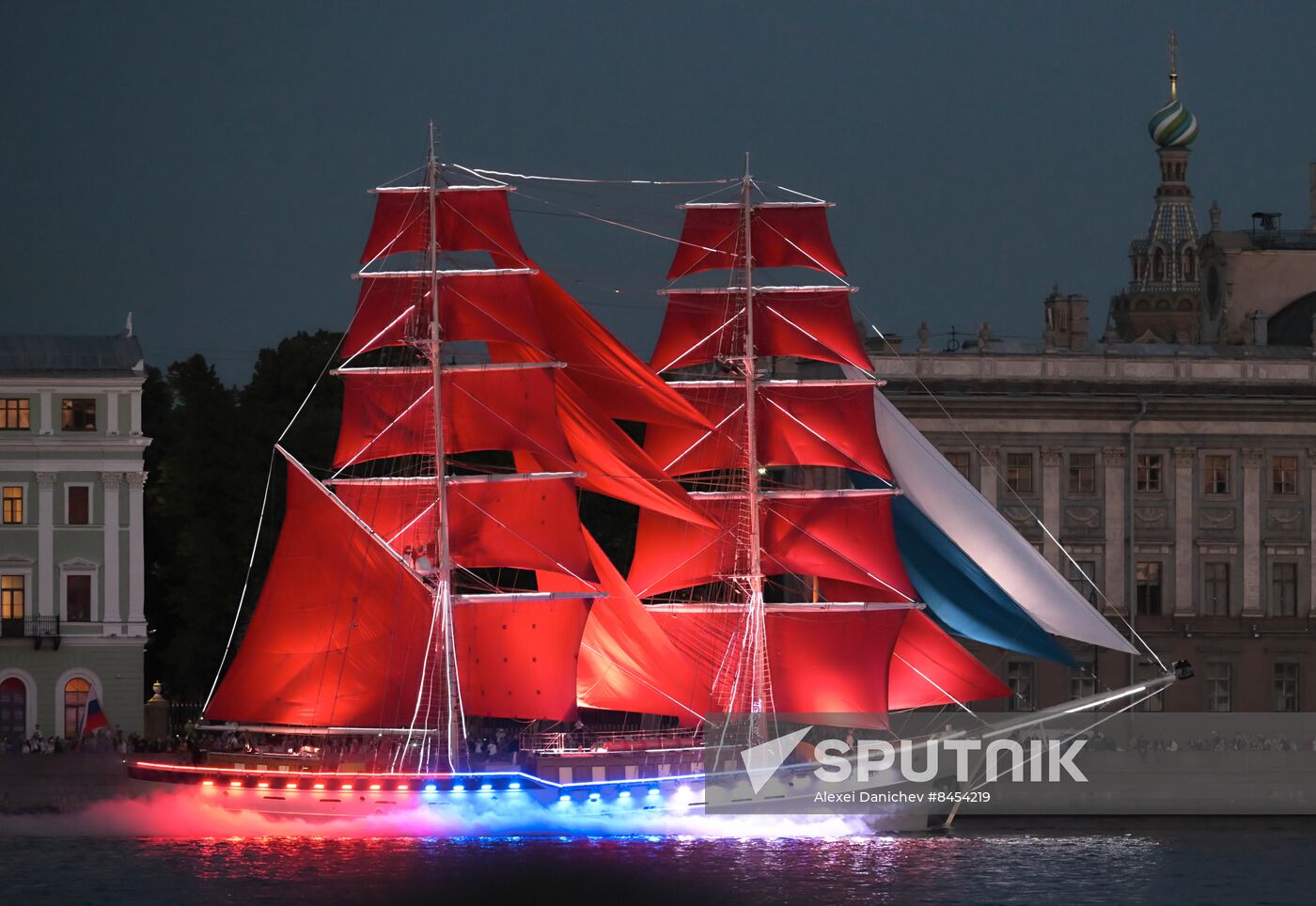 Russia Scarlet Sails Show Rehearsal