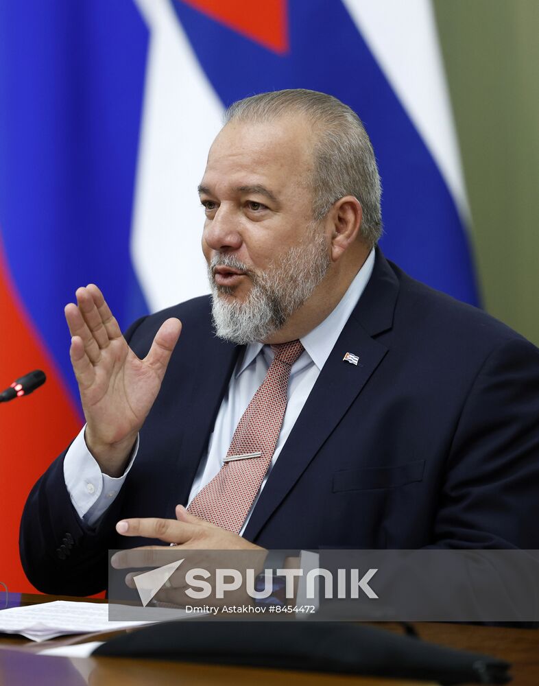 Russia Mishustin Cuba