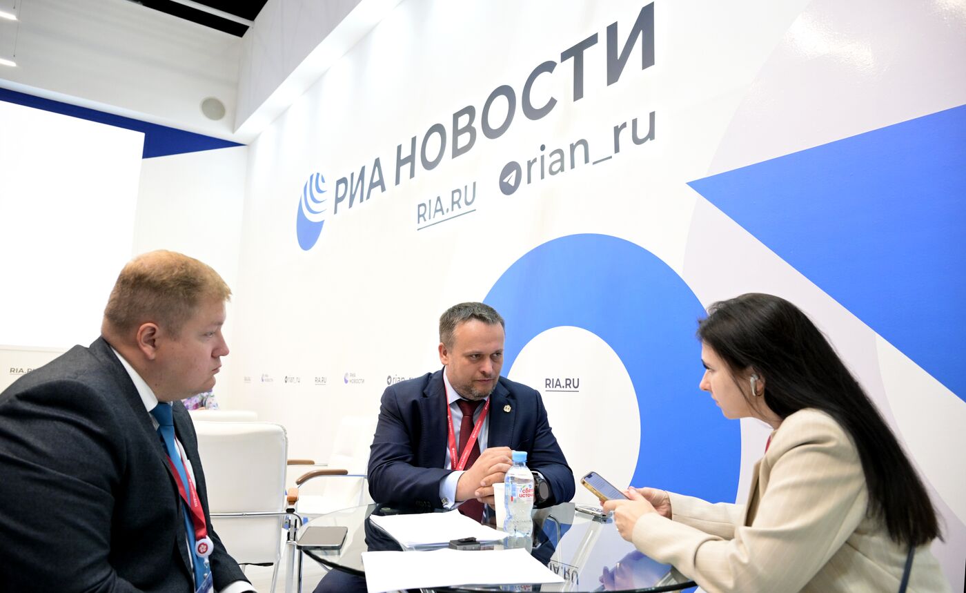 SPIEF-2023. RIA Novosti stand