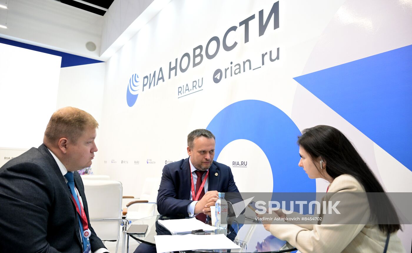 SPIEF-2023. RIA Novosti stand