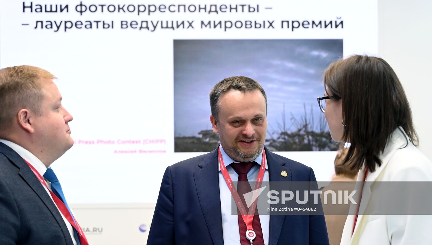 SPIEF-2023. RIA Novosti stand