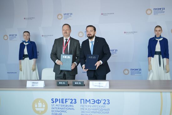 SPIEF-2023. Signing ceremonies
