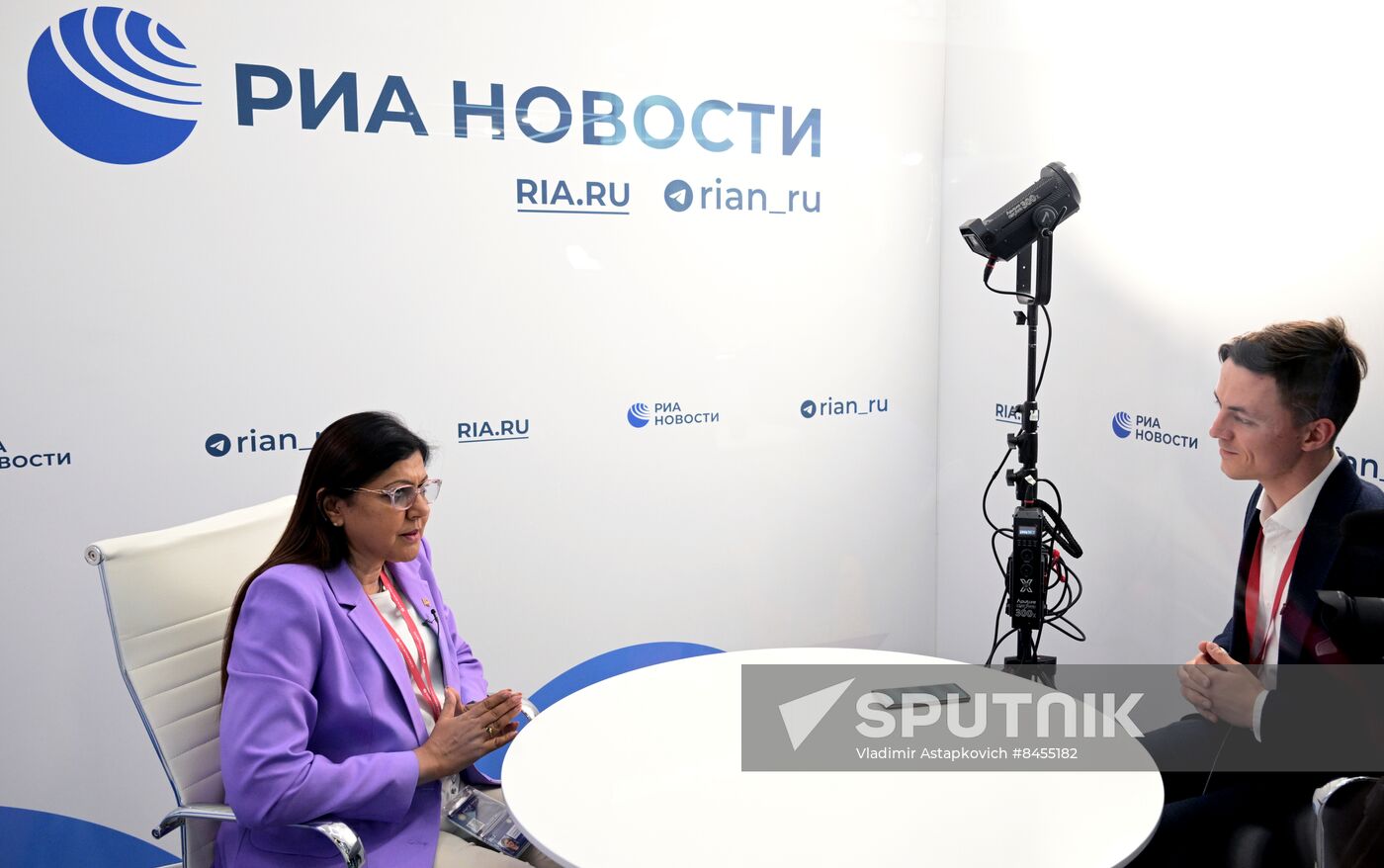 SPIEF-2023. RIA Novosti stand