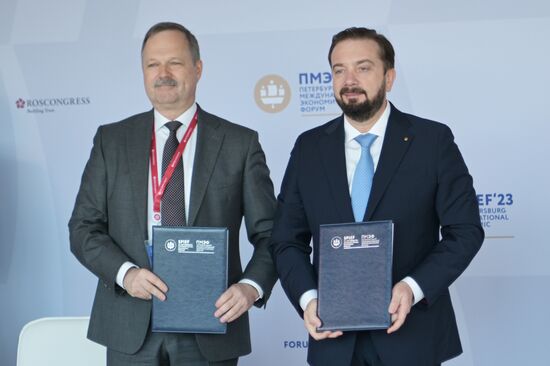 SPIEF-2023. Signing ceremonies