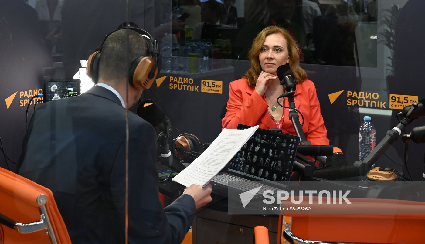 SPIEF-2023. Sputnik radio