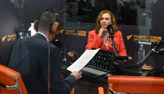 SPIEF-2023. Sputnik radio