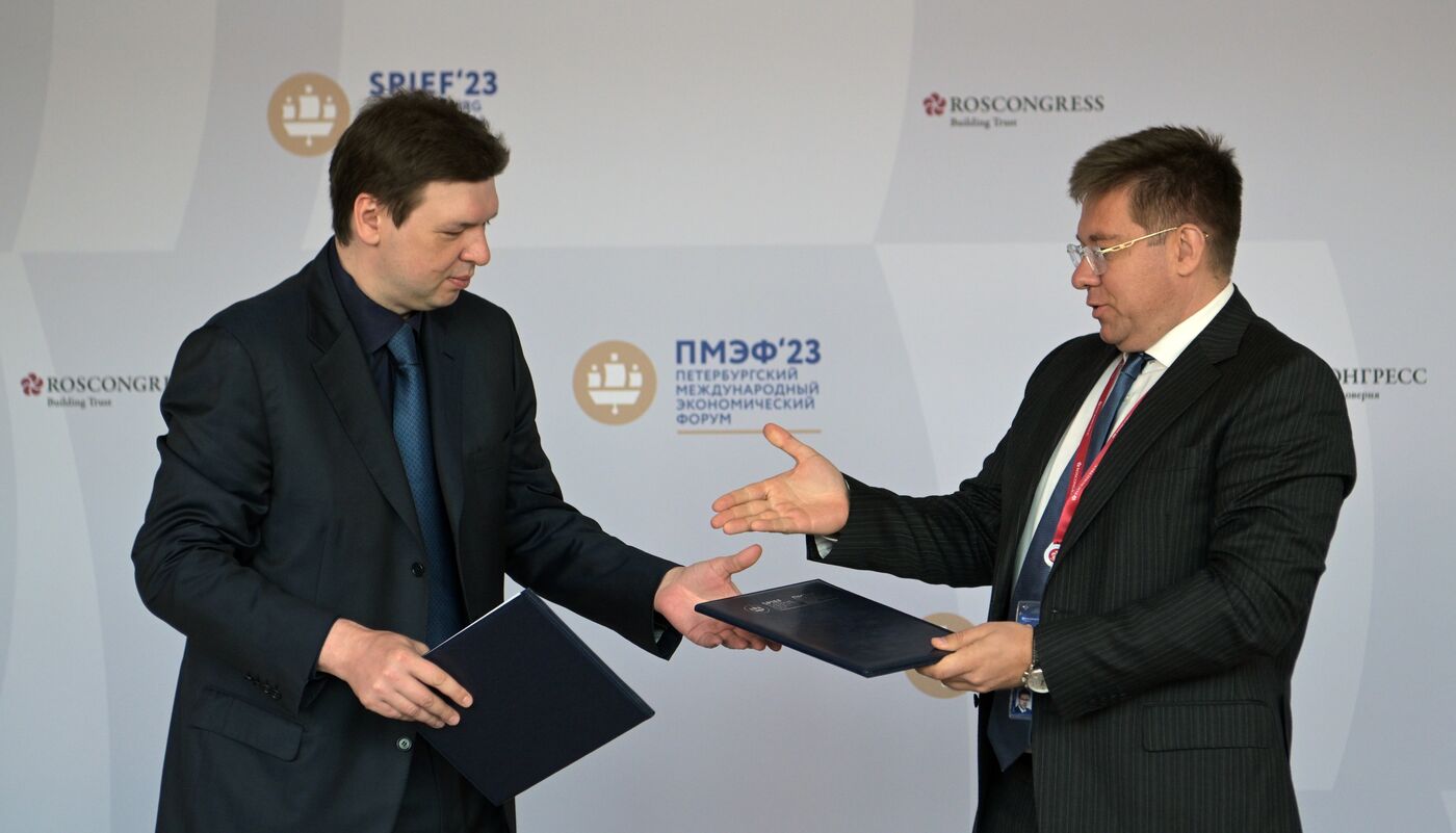 SPIEF-2023. Signing ceremonies