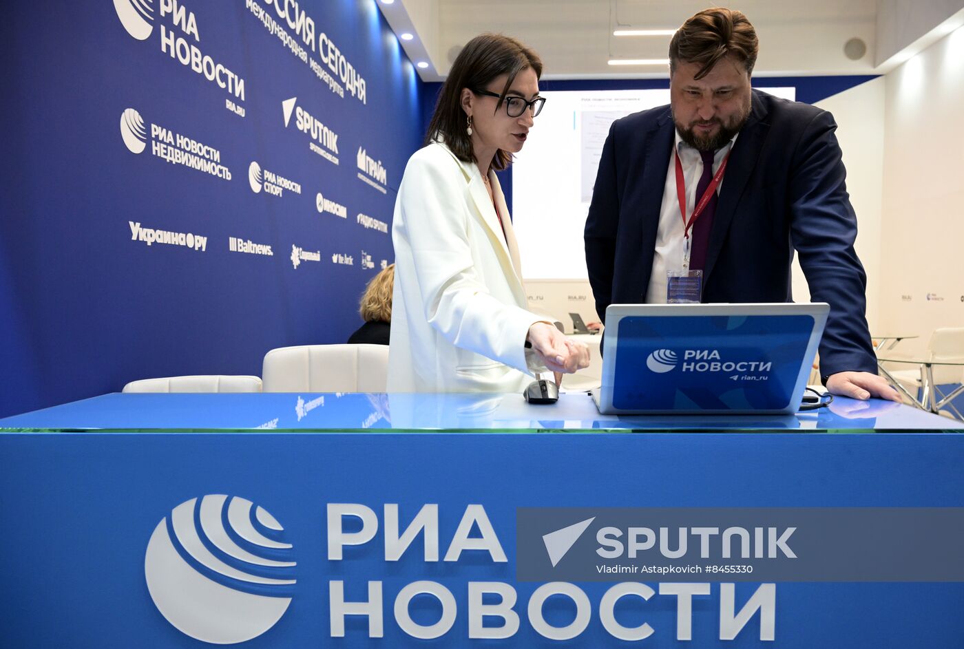 SPIEF-2023. RIA Novosti stand