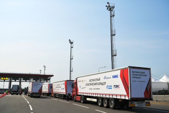 SPIEF-2023. Launching driverless trucks from St. Petersburg to Moscow