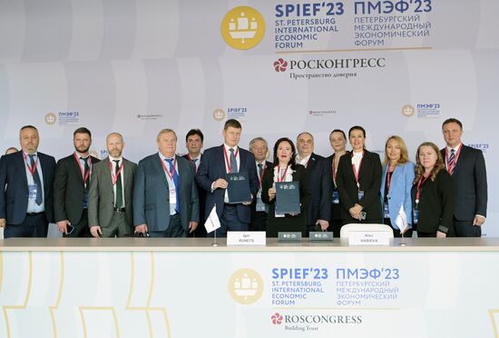 SPIEF-2023. Signing ceremonies
