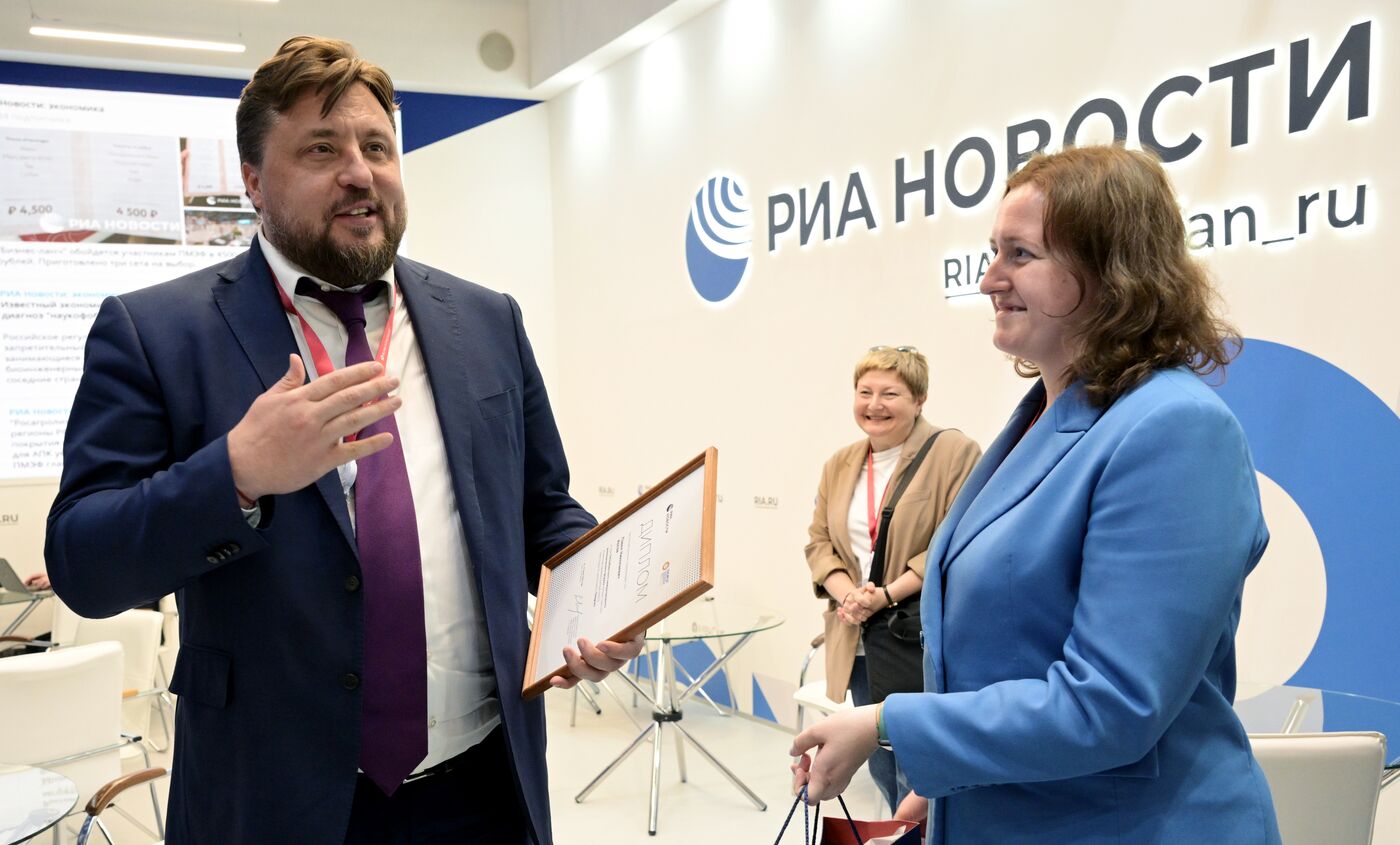 SPIEF-2023. RIA Novosti stand