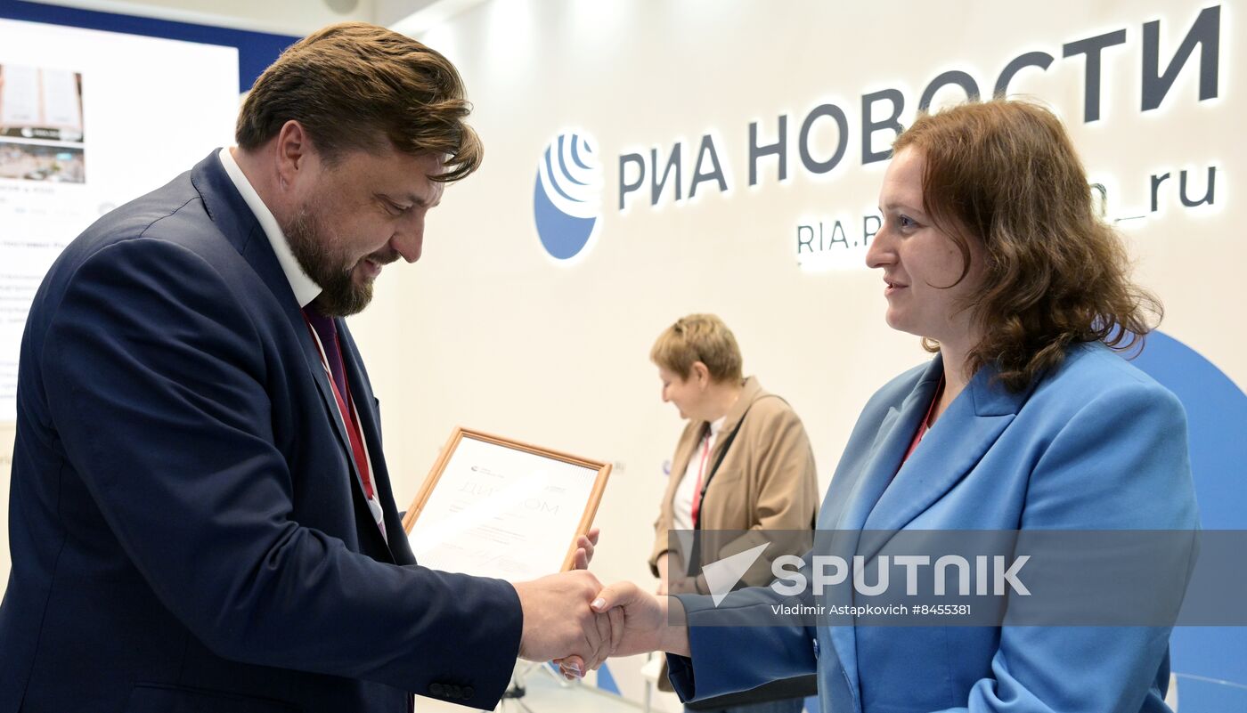 SPIEF-2023. RIA Novosti stand