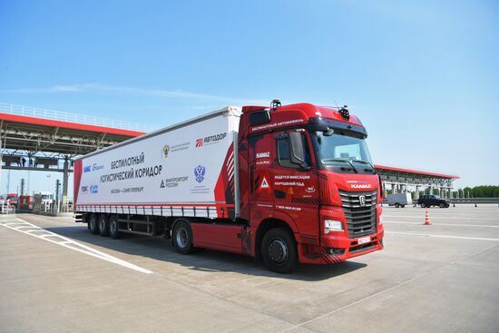 SPIEF-2023. Launching driverless trucks from St. Petersburg to Moscow