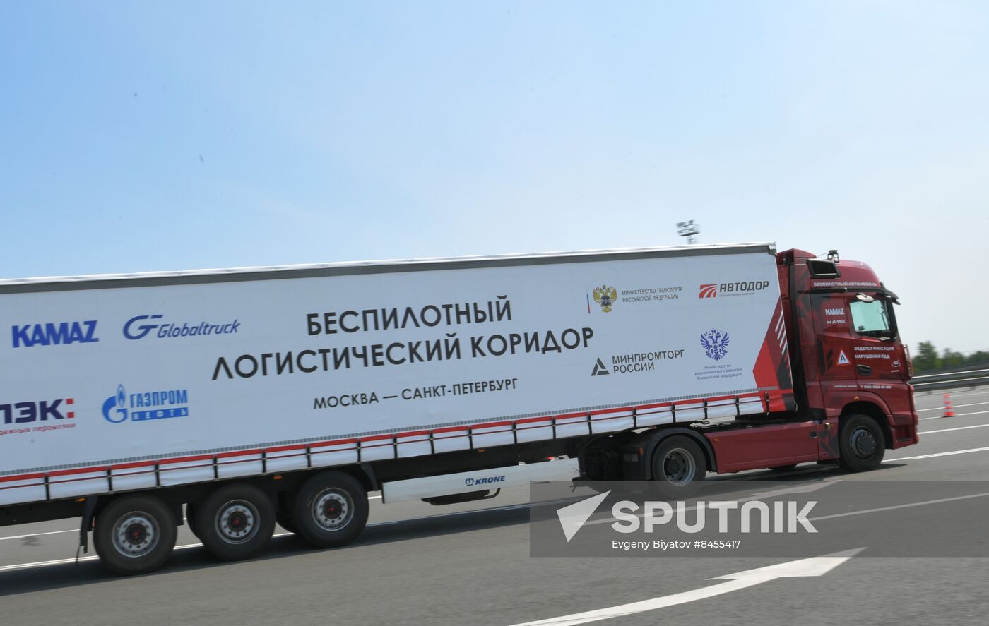 SPIEF-2023. Launching driverless trucks from St. Petersburg to Moscow