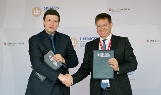 SPIEF-2023. Signing ceremonies