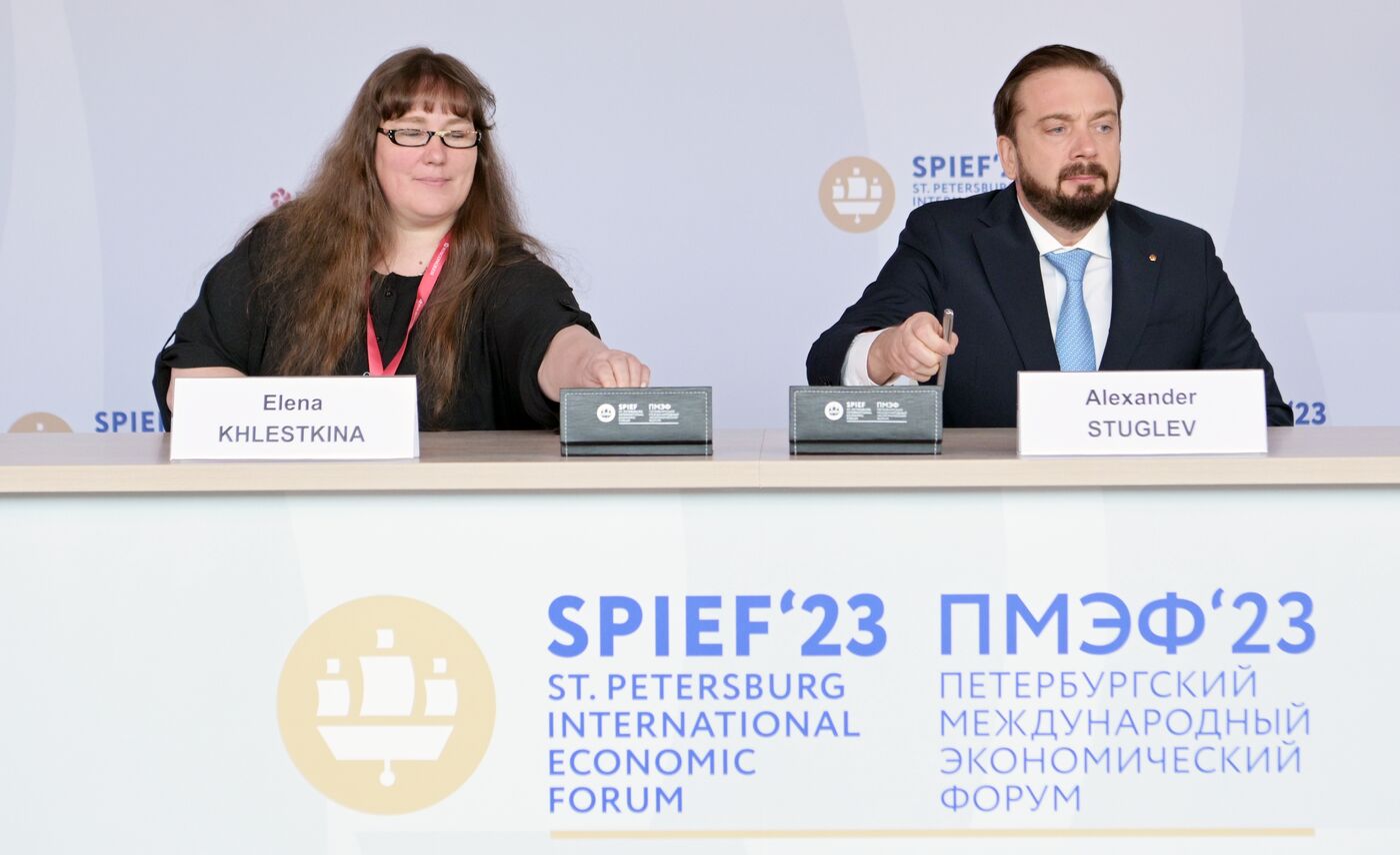 SPIEF-2023. Signing ceremonies