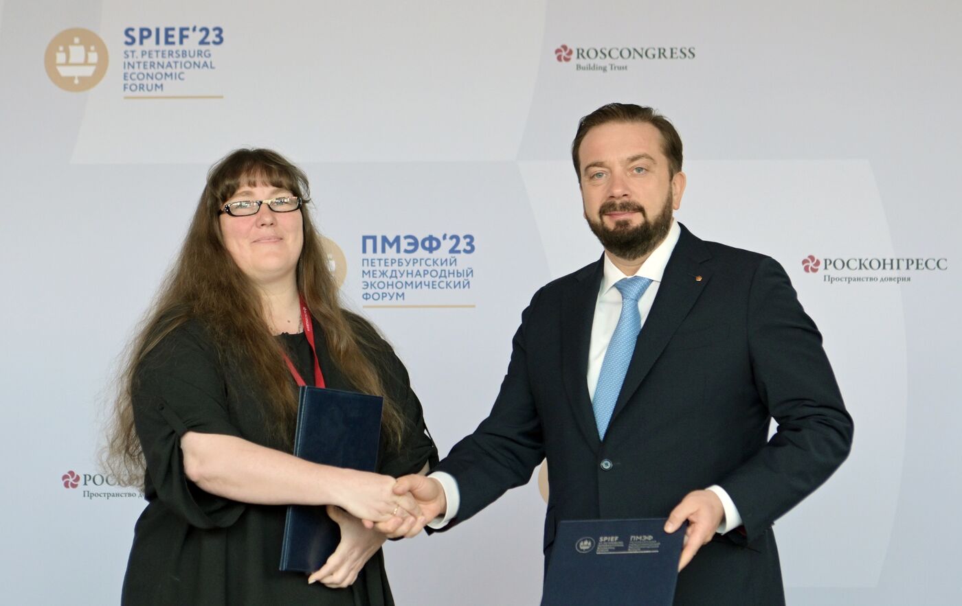 SPIEF-2023. Signing ceremonies