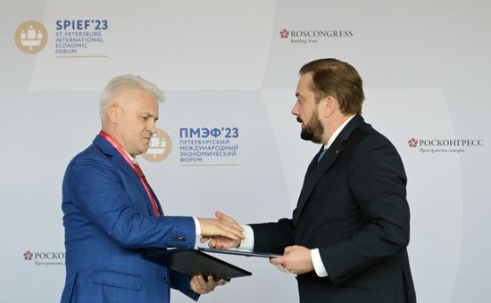 SPIEF-2023. Signing ceremonies