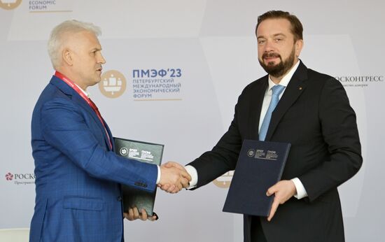 SPIEF-2023. Signing ceremonies