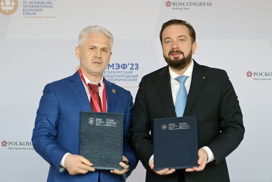 SPIEF-2023. Signing ceremonies