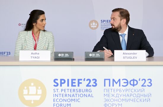 SPIEF-2023. Signing ceremonies