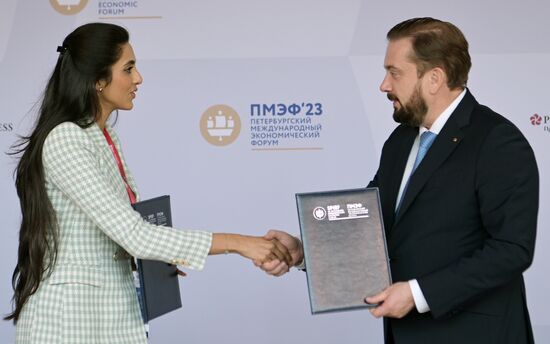 SPIEF-2023. Signing ceremonies